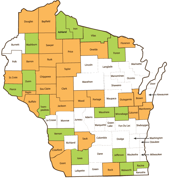 Wisconsin Counties